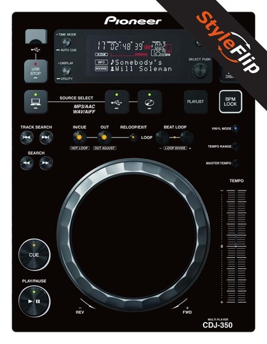 Pioneer cdj 350 skin colore - pioneer,