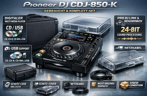 Pioneer cdj 850 - cdj-850-k, lettore