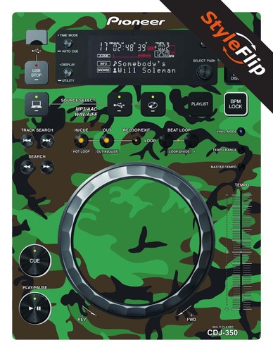 Pioneer cdj 350 - cdj-350, skin